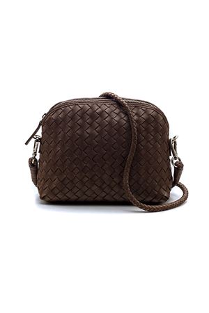 Dark Brown leather Chunky Fellini bag DRAGON DIFFUSION | 8011DGS6MATDKBROWN